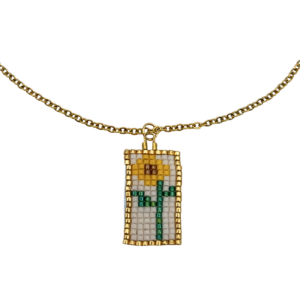 catenina con ciondolo Sunflower